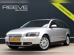 Volvo V50 - 2.4i Exclusive 170pk 5-cilinder | Leer | Stoelverwarming | Cruise | Trekhaak | Youngtimer