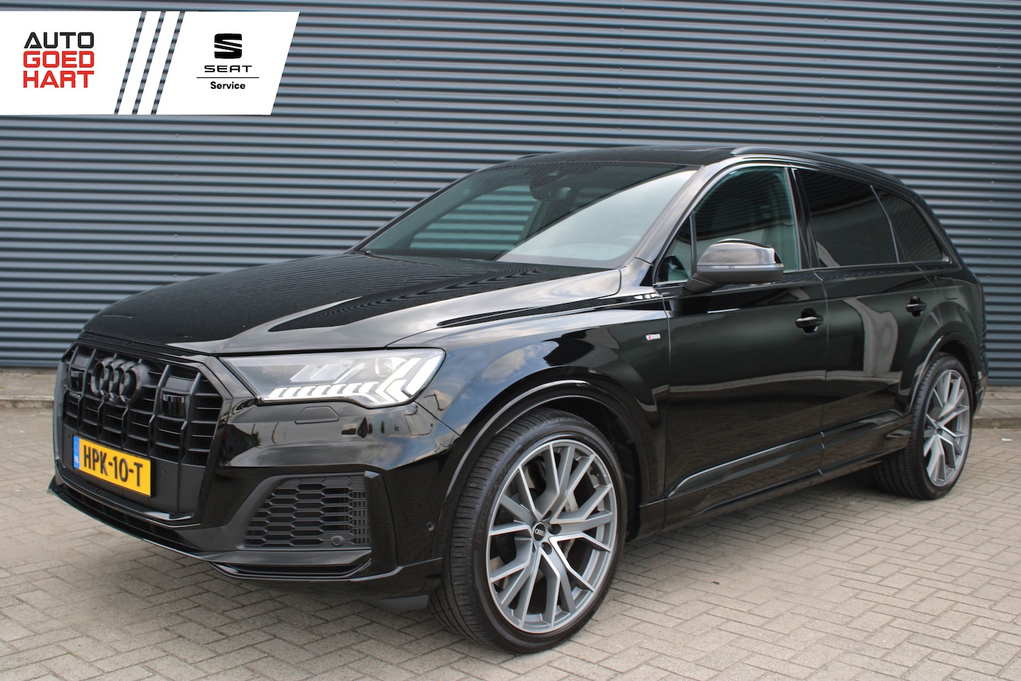Audi Q7 - 55 TFSI e Quattro S-Line Panoramadak Full-Led Adaptive-Cruise 22"LMV Elektr.-Trekhaak - AutoWereld.nl