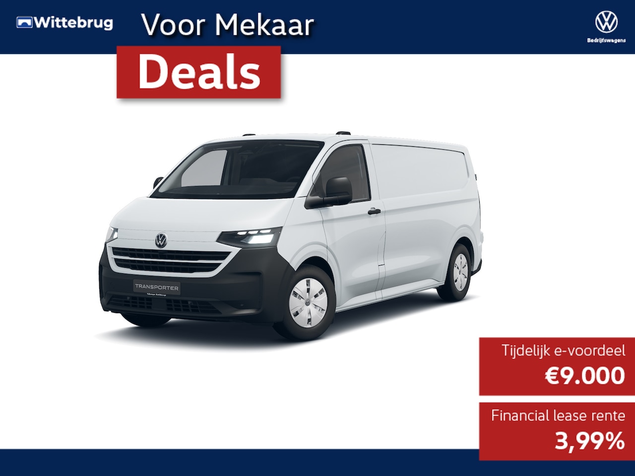 Volkswagen e-Transporter - L2H1 136 PK Life Intro 64 kWh - AutoWereld.nl