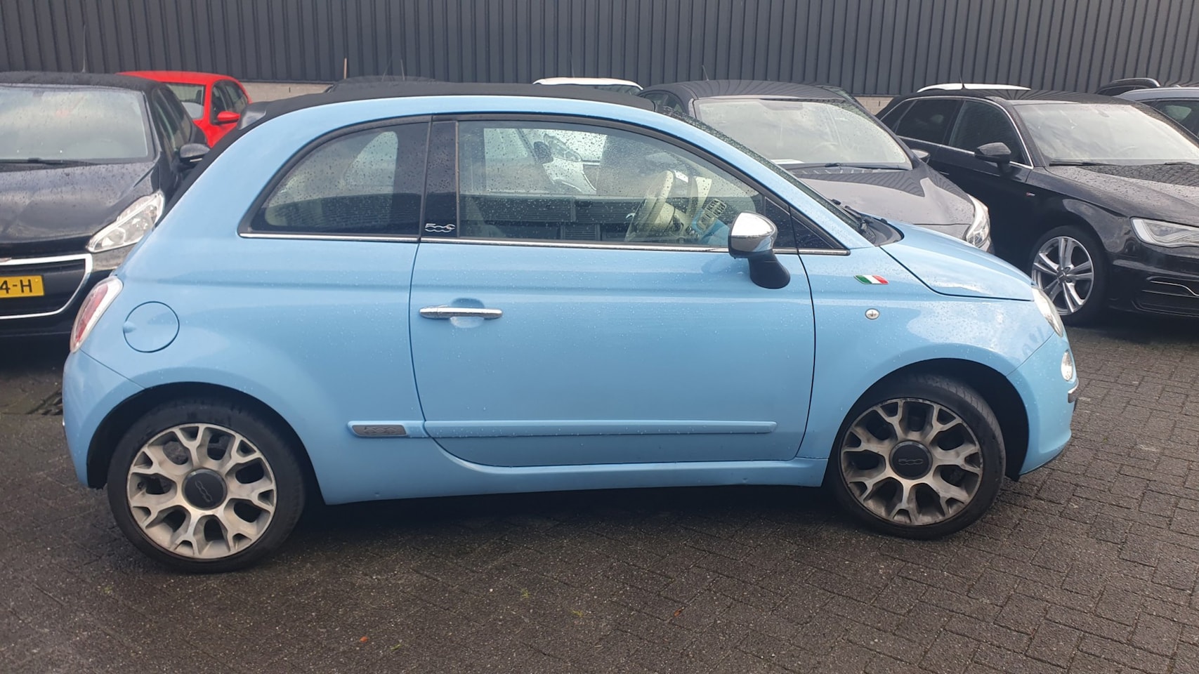 Fiat 500 C - 0.9 TwinAir Lounge Cabrio*Airoc*Lm Velgen*Sport stoelen* Enz - AutoWereld.nl