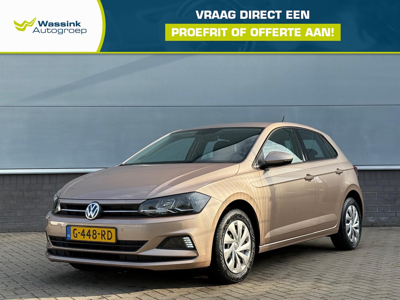 Volkswagen Polo - 1.0 MPI 75pk 5D BMT Comfortline | Airco | Cruise Control | Parkeersensoren Voor + Achter | - AutoWereld.nl
