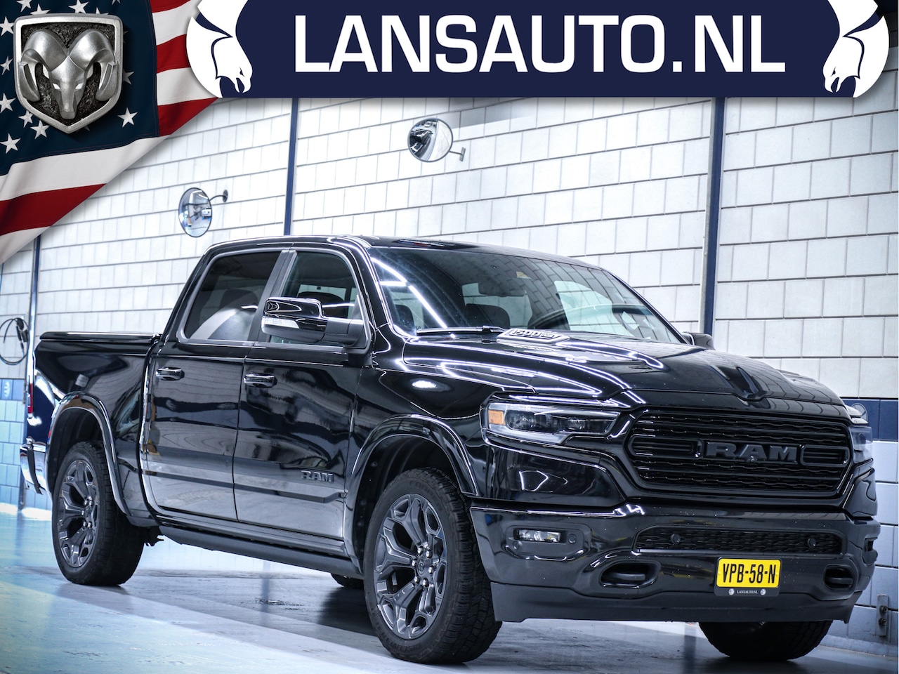 Dodge Ram 1500 - Limited Night Edition 5.7L Hemi V8 Automaat 4x4 1e Eigenaar - AutoWereld.nl