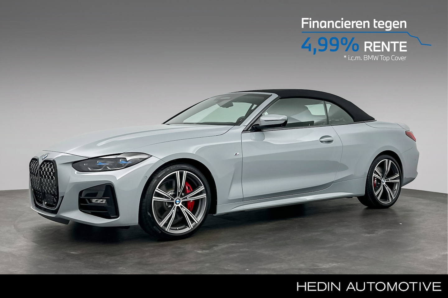 BMW 4-serie Cabrio - 420i High Executive M SPORTPAKKET | COMFORT ACCES | AIR COLLAR | Harman Kardon - AutoWereld.nl