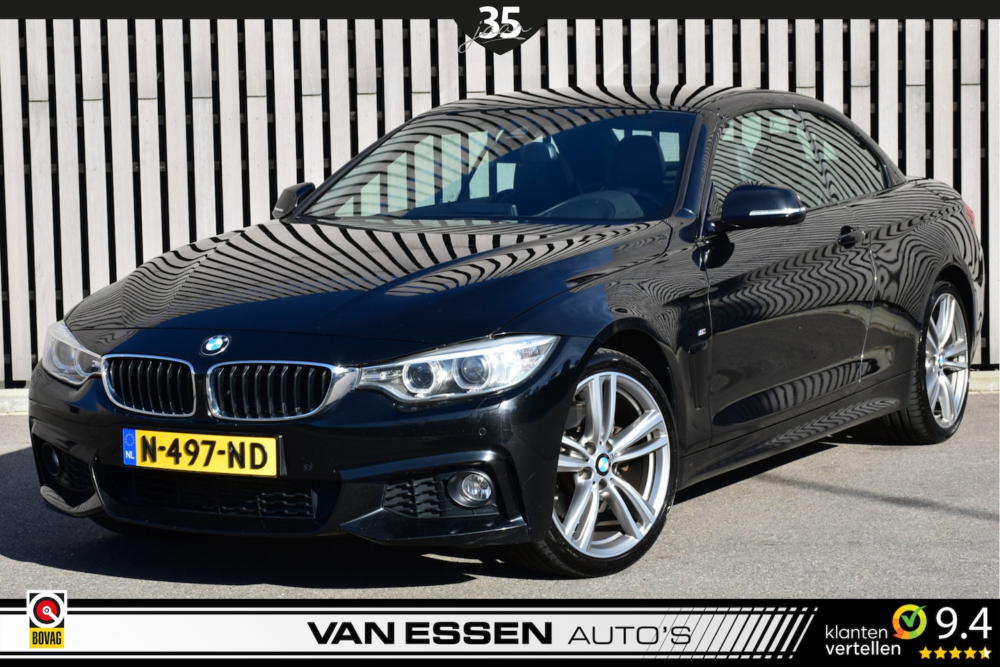 BMW 4-serie Cabrio - 428i xDrive M Sport Leder Navi Stoel/Stuur en Nekverwarming Memory Head-Up 19 Inch! - AutoWereld.nl