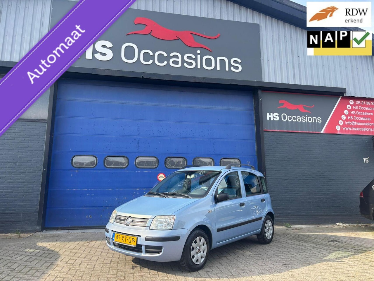 Fiat Panda - 1.2 AUTOMAAT,LAGE KM,CARPLAY,NAP,NETTE STAAT - AutoWereld.nl