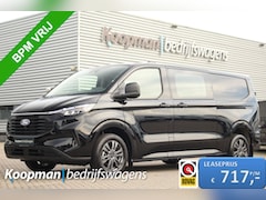 Ford Transit Custom - 320 2.0TDCI 136pk L2H1 Trend DC | L+R Zijdeur | Keyless | Carplay/Android | Lease 717, - p