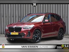 BMW X3 - xDrive30e High Executive M-Sport Pano Head-Up Trekhaak Keyless *Aventurin Red Metallic* Un