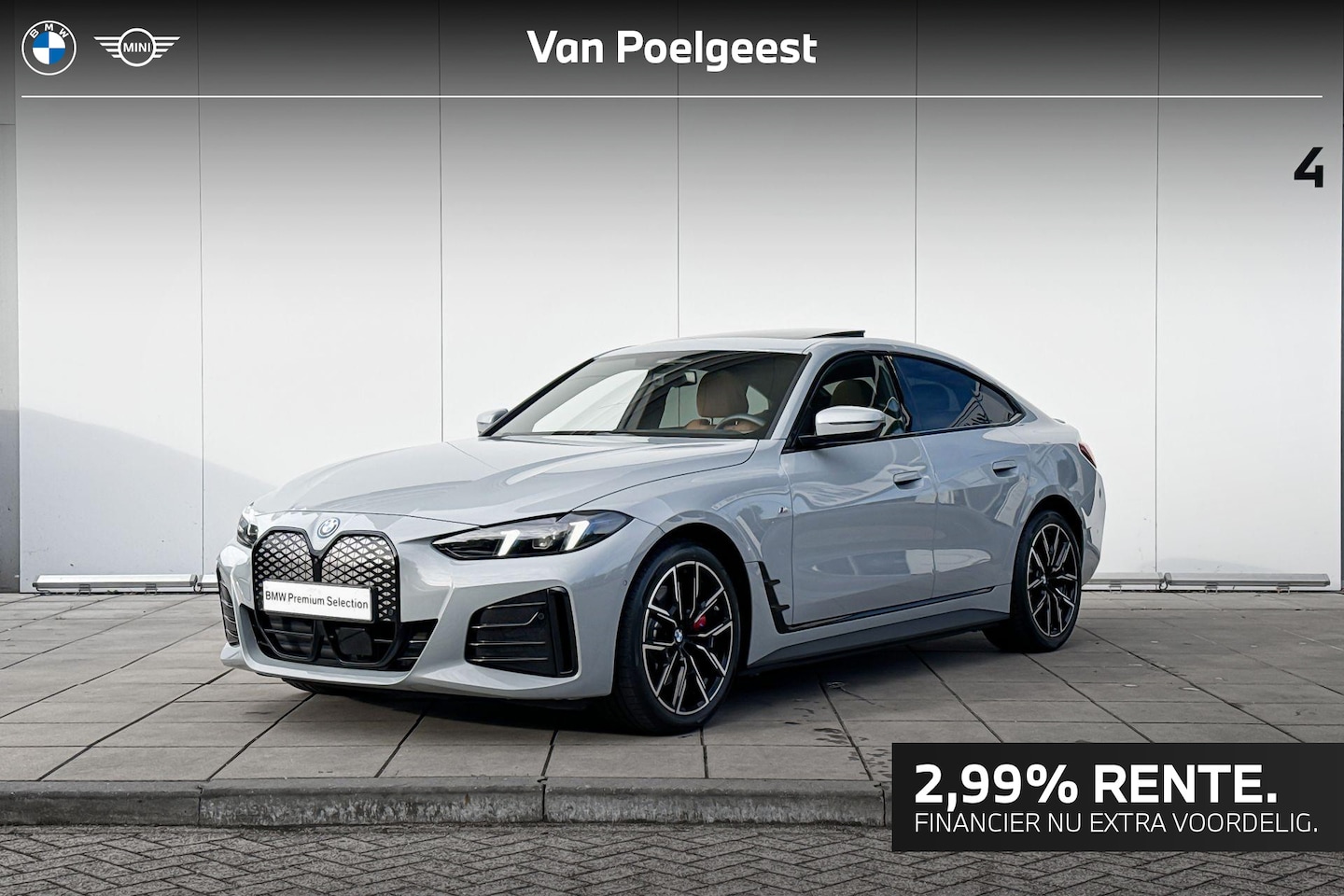 BMW i4 - xDrive40 M-Sport Pro Stuurwielrand Verwarming / Comfort Acces / Electrische Zwenkhaak / Ge - AutoWereld.nl