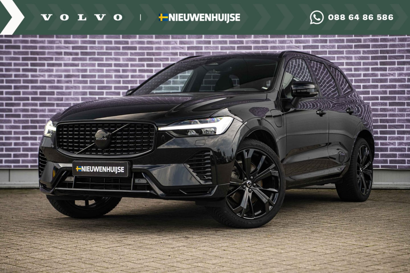 Volvo XC60 - 2.0 T6 Plug-in hybrid AWD Ultimate Black Edition | Trekhaak | Stoelventilatie en Massage | - AutoWereld.nl