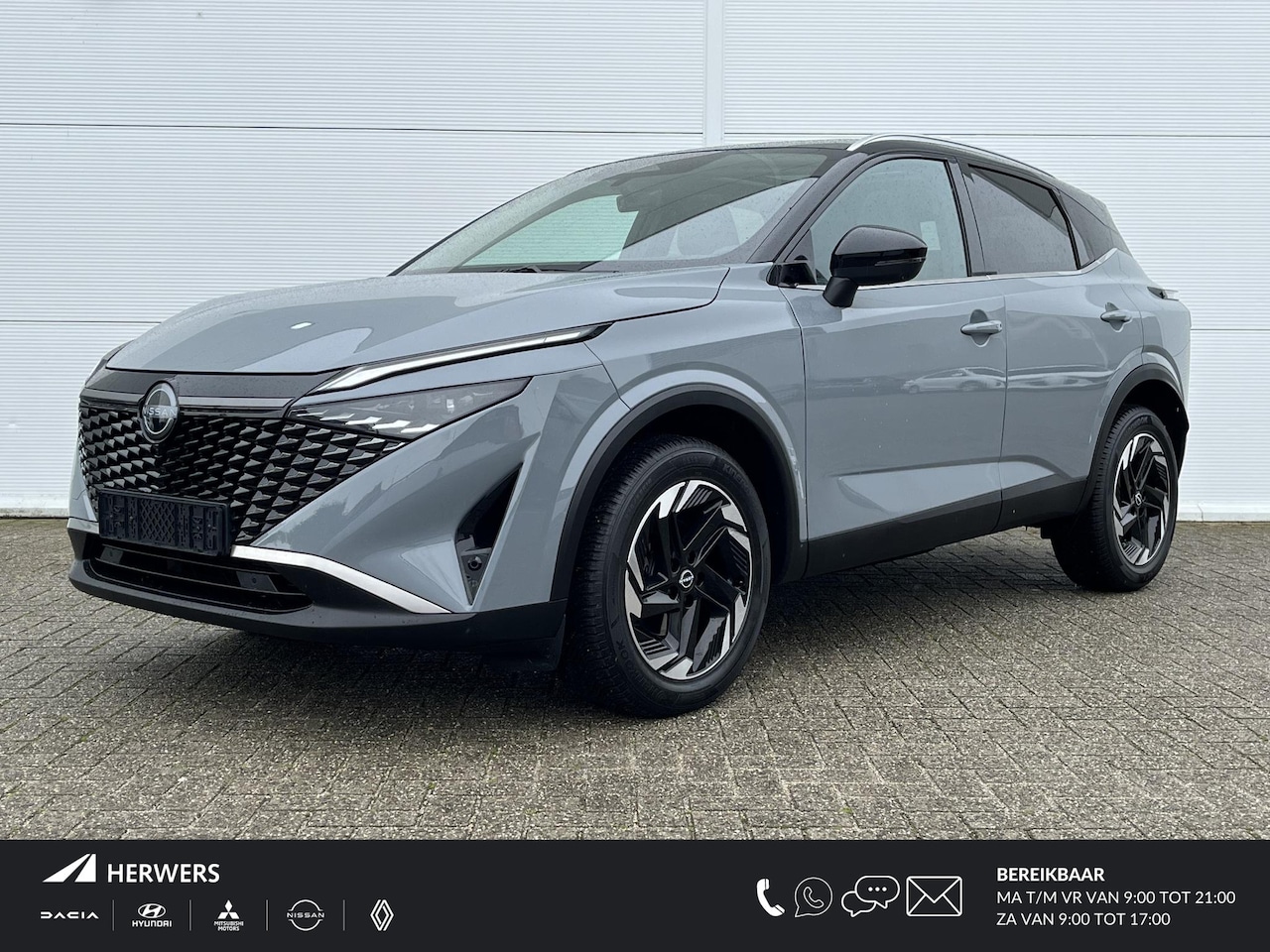 Nissan Qashqai - 1.3 MHEV Xtronic N-Connecta Elektrische achterklep /Cold Pack (€ 600)/ navigatiesysteem/ A - AutoWereld.nl