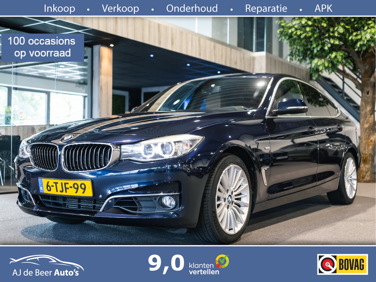 BMW 3-serie Gran Turismo - 320i High Executive Electrische trekhaak | Volleder | Stoelverwarming | LED - AutoWereld.nl