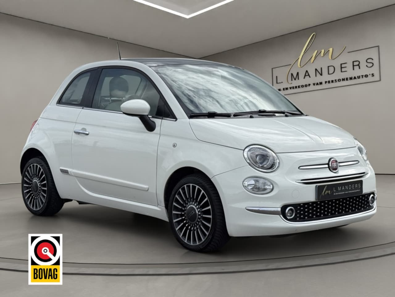 Fiat 500 - 1.2 Lounge 2018 WIT | Apple CarPlay | Climate Control - AutoWereld.nl