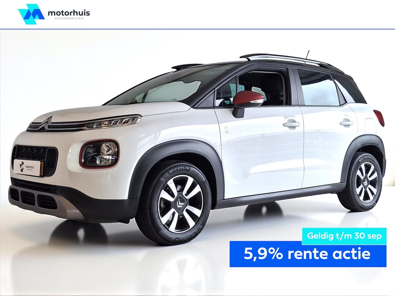 Citroën C3 Aircross - 1.2 PureTech 110pk S&S C-Series NAVI PDC TREKHAAK - AutoWereld.nl