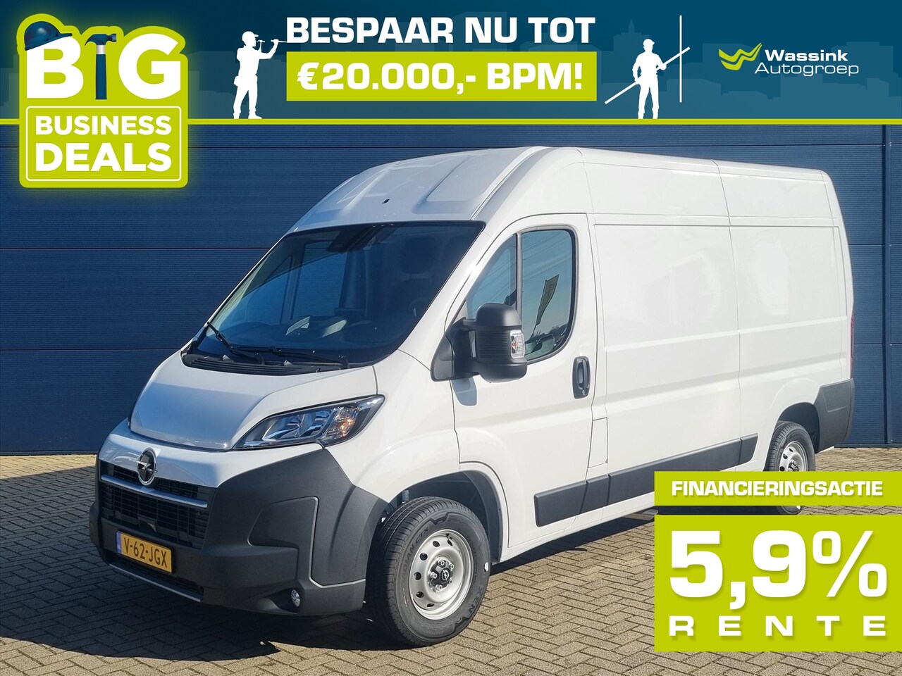Opel Movano - GB 2.2 D 140pk L2H2 35 | Navigatie | Parkeersensoren | LED | Parkeercamera | Trekhaak | - AutoWereld.nl