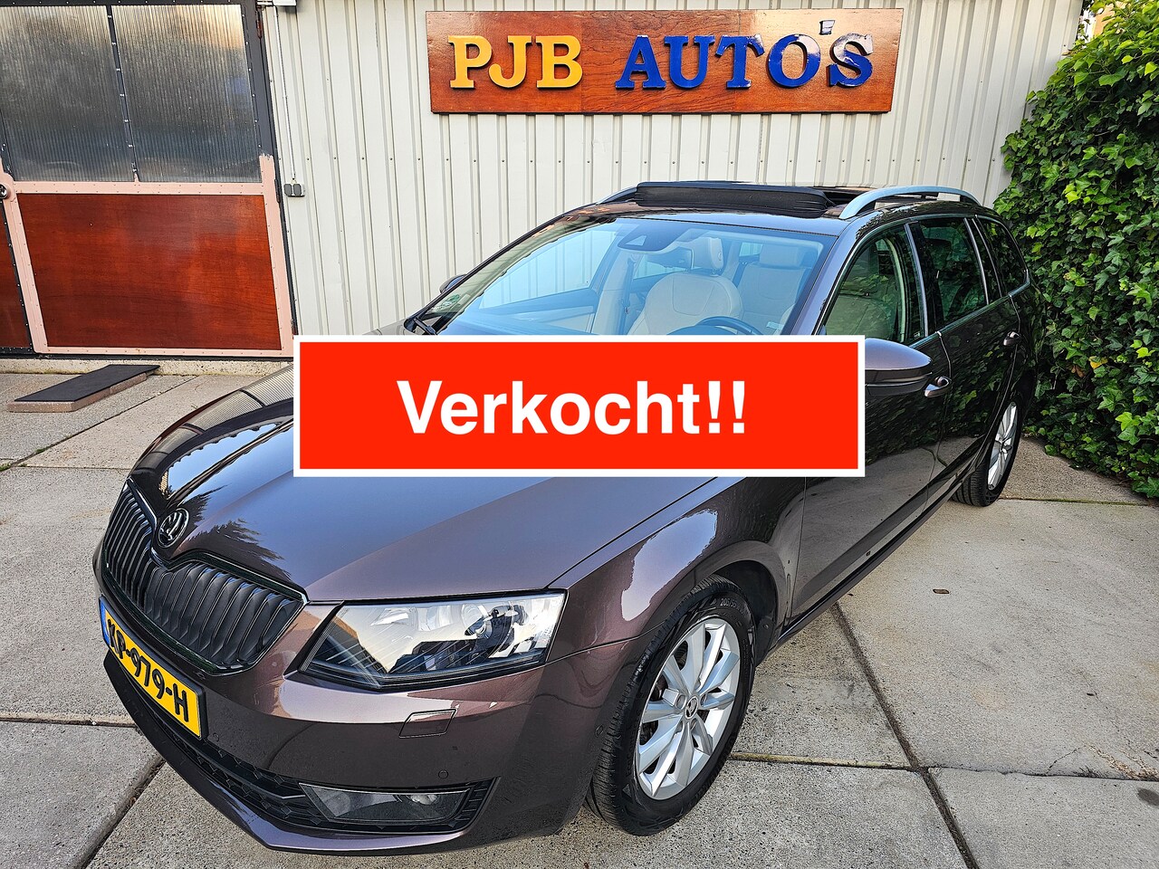 Skoda Octavia Combi - 1.0 TSI Greentech Style Business Panorama! Beige leer! DSG!