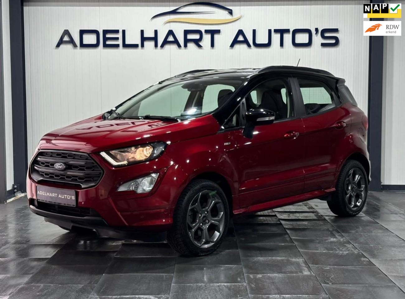 Ford EcoSport - 1.0 EcoBoost ST-Line Black Automaat / Navigatie full map / Cruise control / Climate contro - AutoWereld.nl
