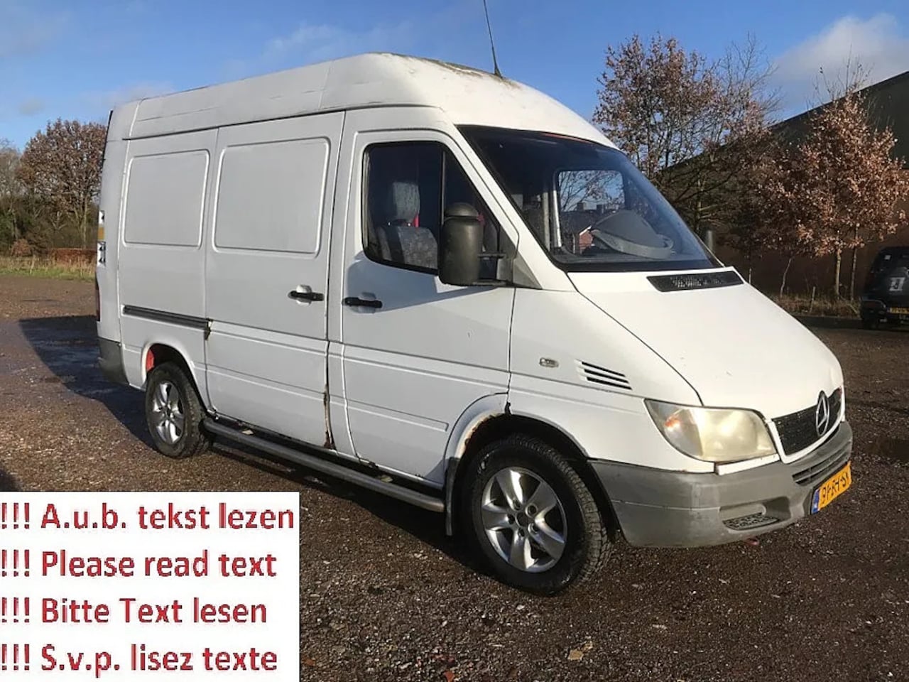 Mercedes-Benz Sprinter - 308 CDI Euro 3 L1H2 Laadklep Lift - AutoWereld.nl