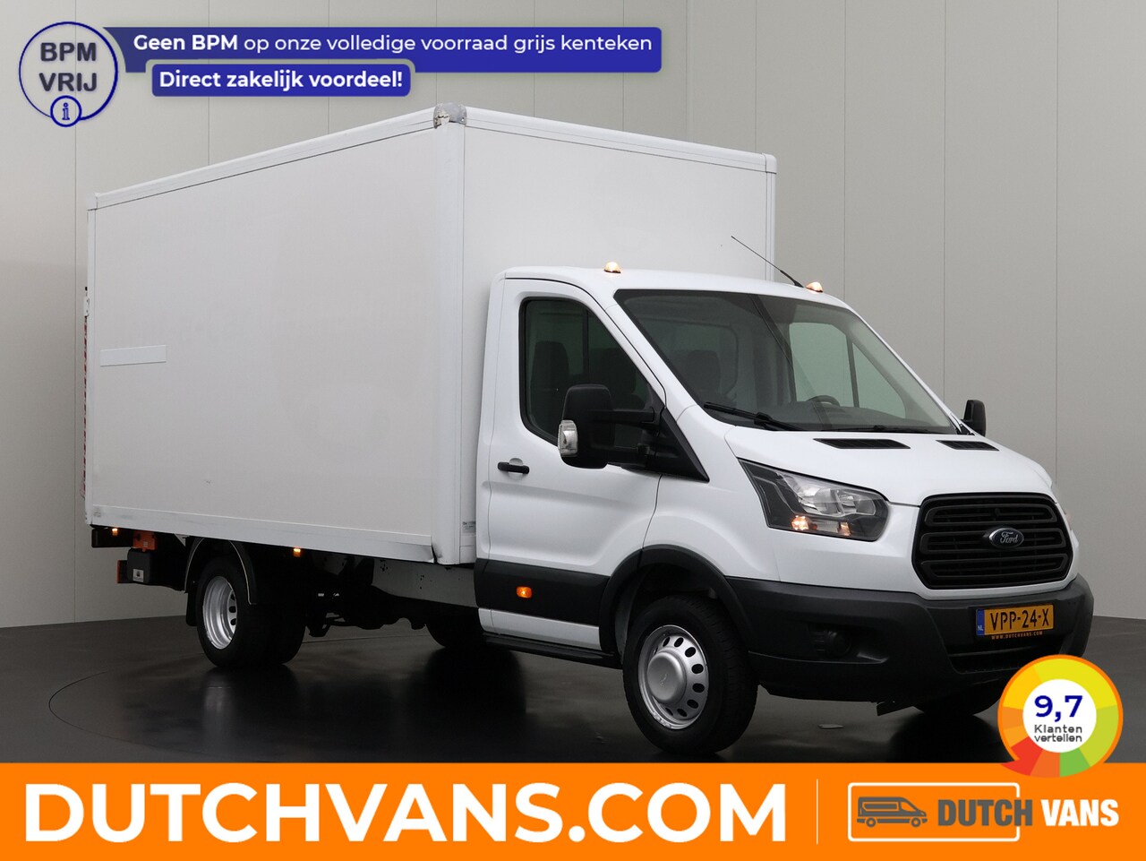Ford Transit - 2.0TDCI Bakwagen+Laadklep | Airco | Cruise | 3-Persoons - AutoWereld.nl