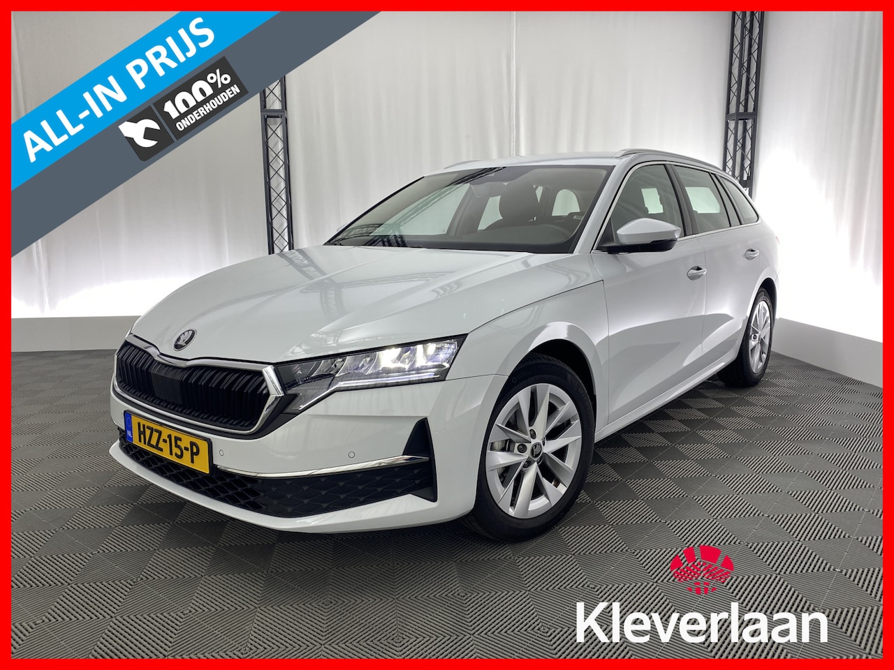 Skoda Octavia Combi - 1.5 TSI MHEV Business Edition Automaat | Apple Carplay | Elek. Trekhaak | ACC | DAB | - AutoWereld.nl