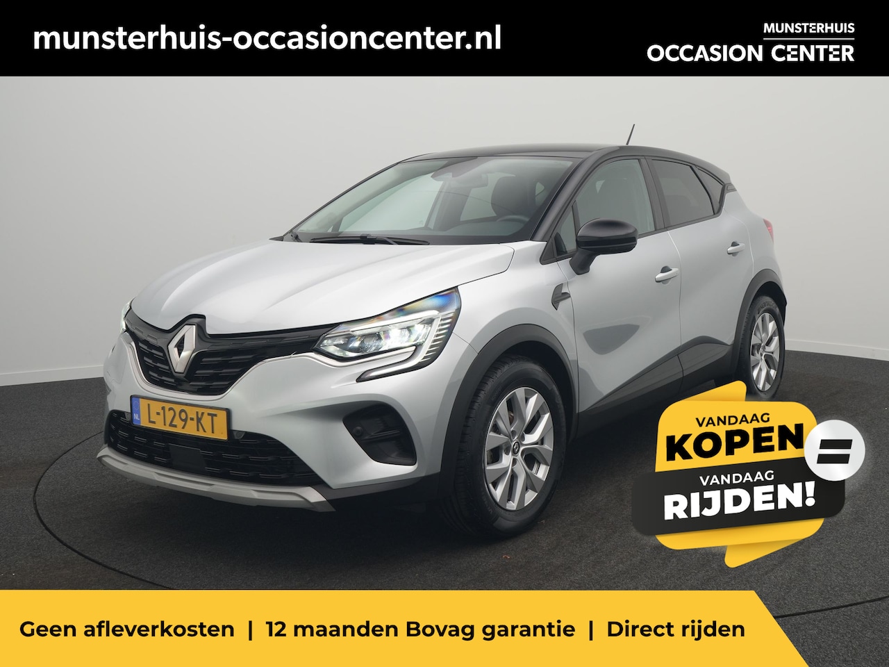 Renault Captur - TCe 140 Business Zen - RIJKLAARPRIJS - 140 pk! - 4 cilinder - Achteruitrijcamera - Dealero - AutoWereld.nl