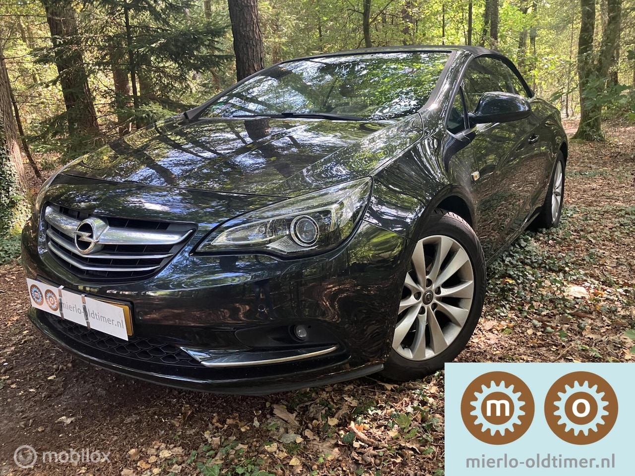 Opel Cascada - 1.6 Turbo Cosmo 2e eig, zwart met brandy, vol ! - AutoWereld.nl