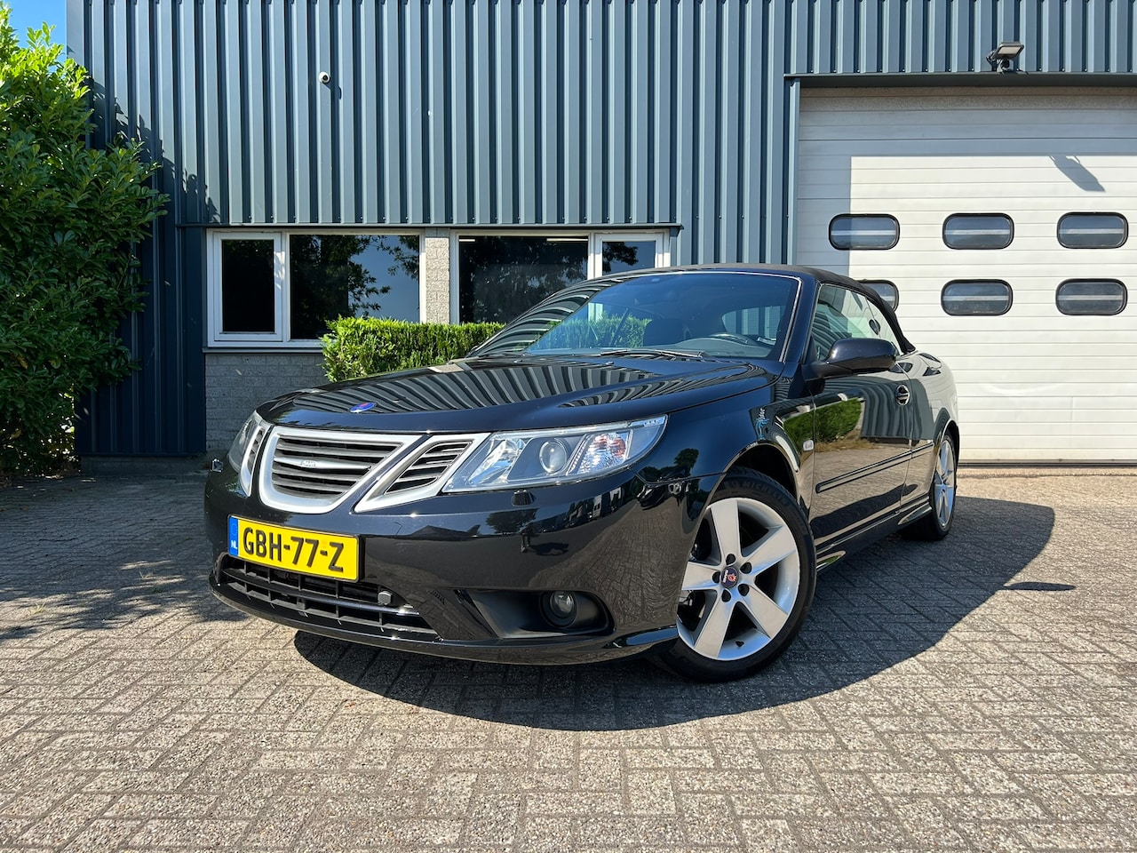 Saab 9-3 Cabrio - 2.0t Vector Cabrio 2008 Zwart Xenon Cruise Airco - AutoWereld.nl