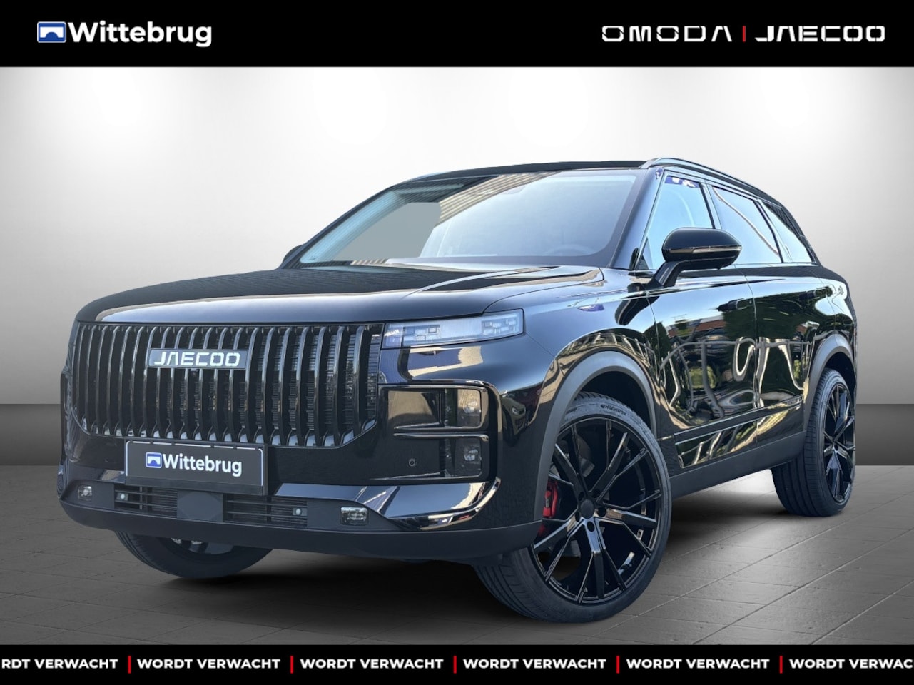 Jaecoo 7 - PHEV Exclusive Black Pack en 21 Inch velgen met 1500 KG trekgewicht, 1200 KM RANGE Navigat - AutoWereld.nl