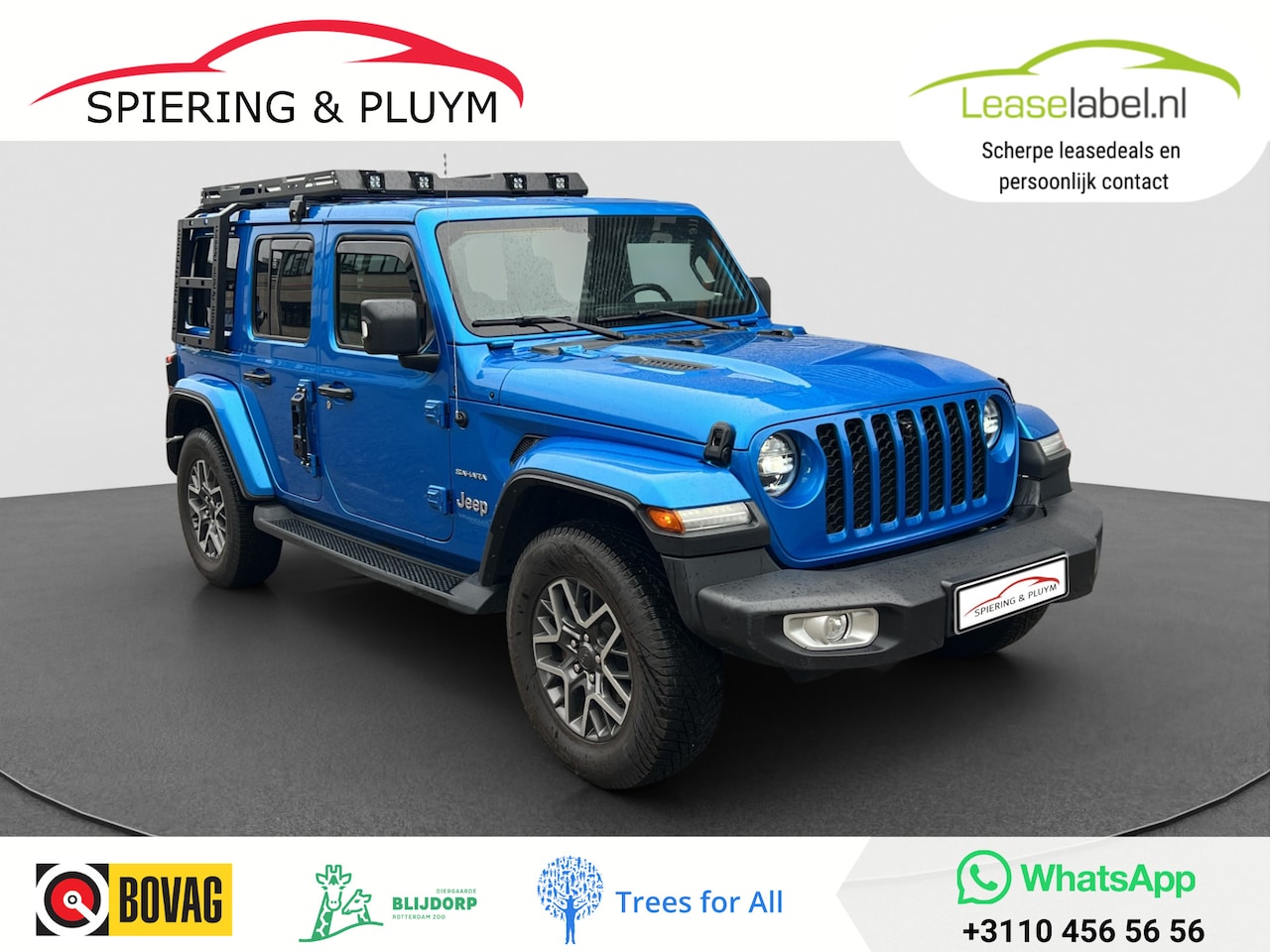 Jeep Wrangler Unlimited - 4xe 380 Sahara | Camera | Alpine | LED bar | Stuur verwarming | - AutoWereld.nl