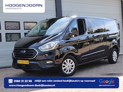 Ford Transit Custom - 2.0 TDCI 131pk Euro 6 Automaat DC 5 pers. - 2x Schuifdr. - Trekhaak