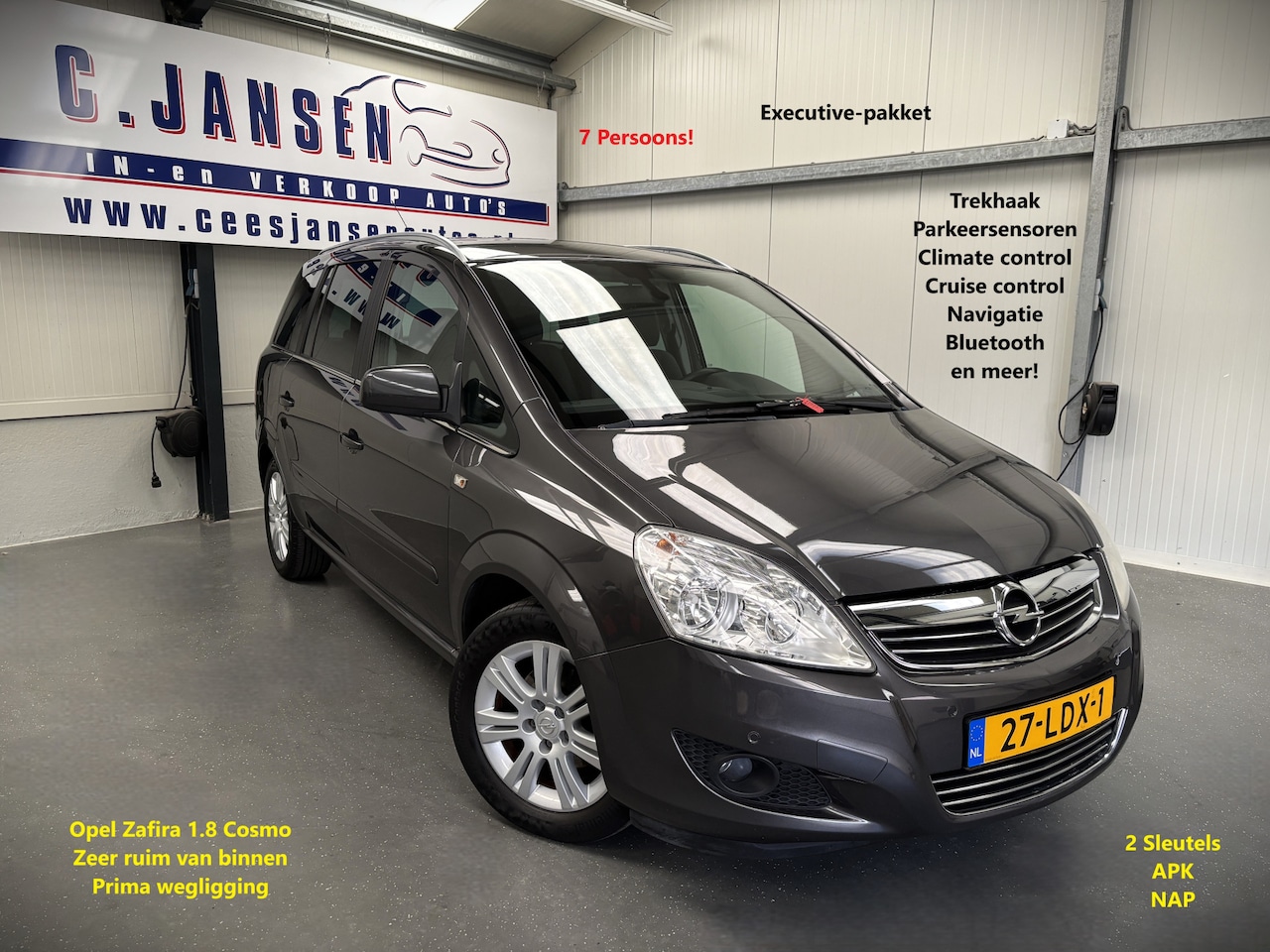 Opel Zafira - 1.8 Cosmo 7 P. NETTE AUTO - AutoWereld.nl