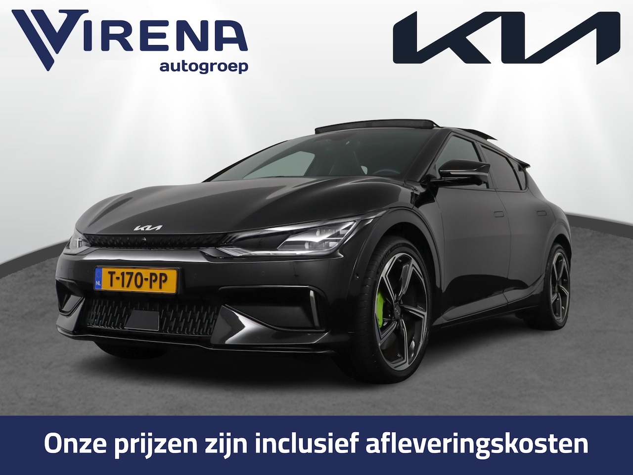 Kia EV6 - GT AWD 77.4 kWh - 585PK - Sportstoelen - Head Up Display - 21'' Lichtmetalen velgen - Stoe - AutoWereld.nl