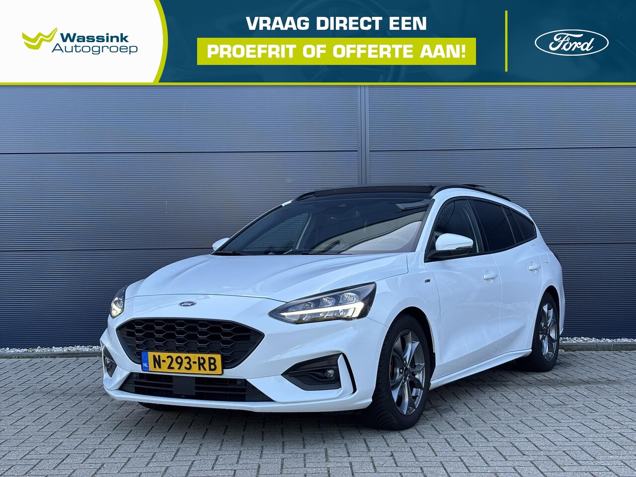Ford Focus Wagon - 1.0 EcoBoost Hybrid 155pk ST Line X Business | Trekhaak | Camera | Winterpack | B&O Audiio - AutoWereld.nl