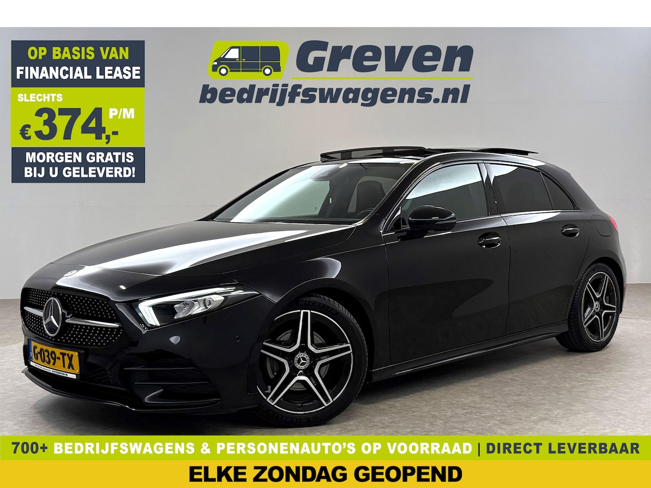Mercedes-Benz A-klasse - 180 AMG | NAP |  Pano | Virtual | Camera | LED | Navigatie | Stoelverwarming - AutoWereld.nl