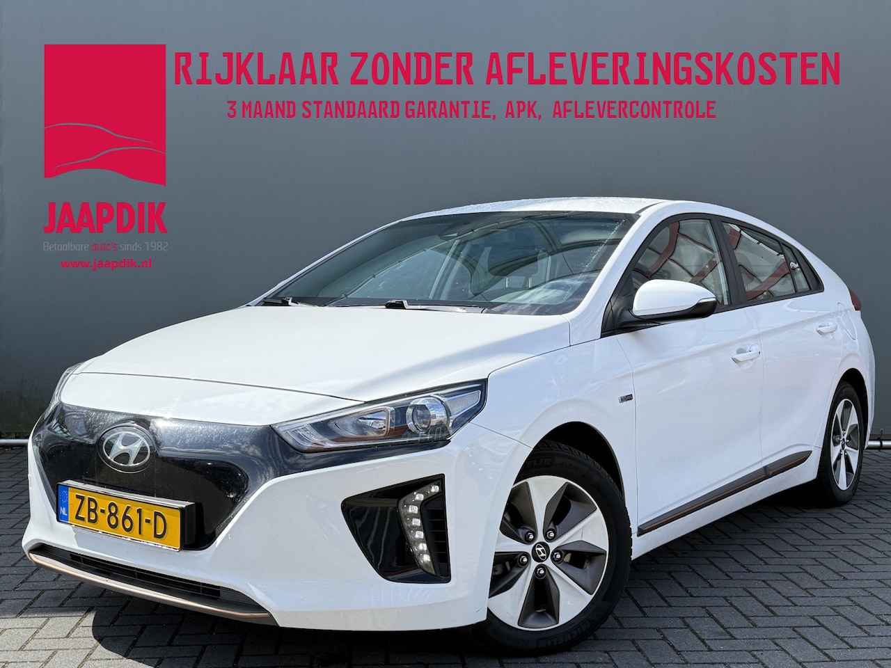 Hyundai IONIQ - BWJ 2019 Comfort EV 120 PK | NWE APK CLIMA / NAVI / CRUISE / CARPLAY /  ACHTERUITRIJCAMERA - AutoWereld.nl