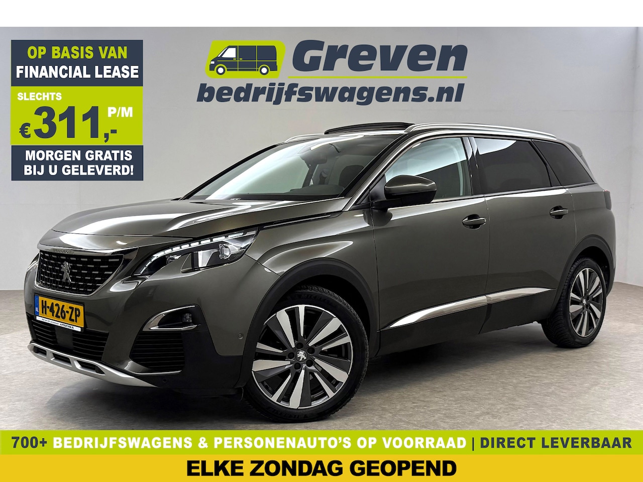 Peugeot 5008 - 1.2 PureTech Avantage | 7-zits | Pano | 360° | Sfeerverl. | Trekhaak | Carplay | LED - AutoWereld.nl