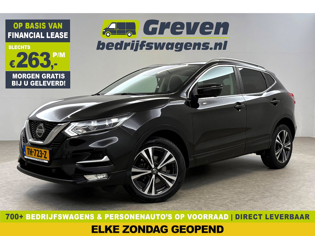 Nissan Qashqai - 1.2 N-Connecta | Pano | LED | 360° | Cruisecontrol | Navigatie | NAP - AutoWereld.nl