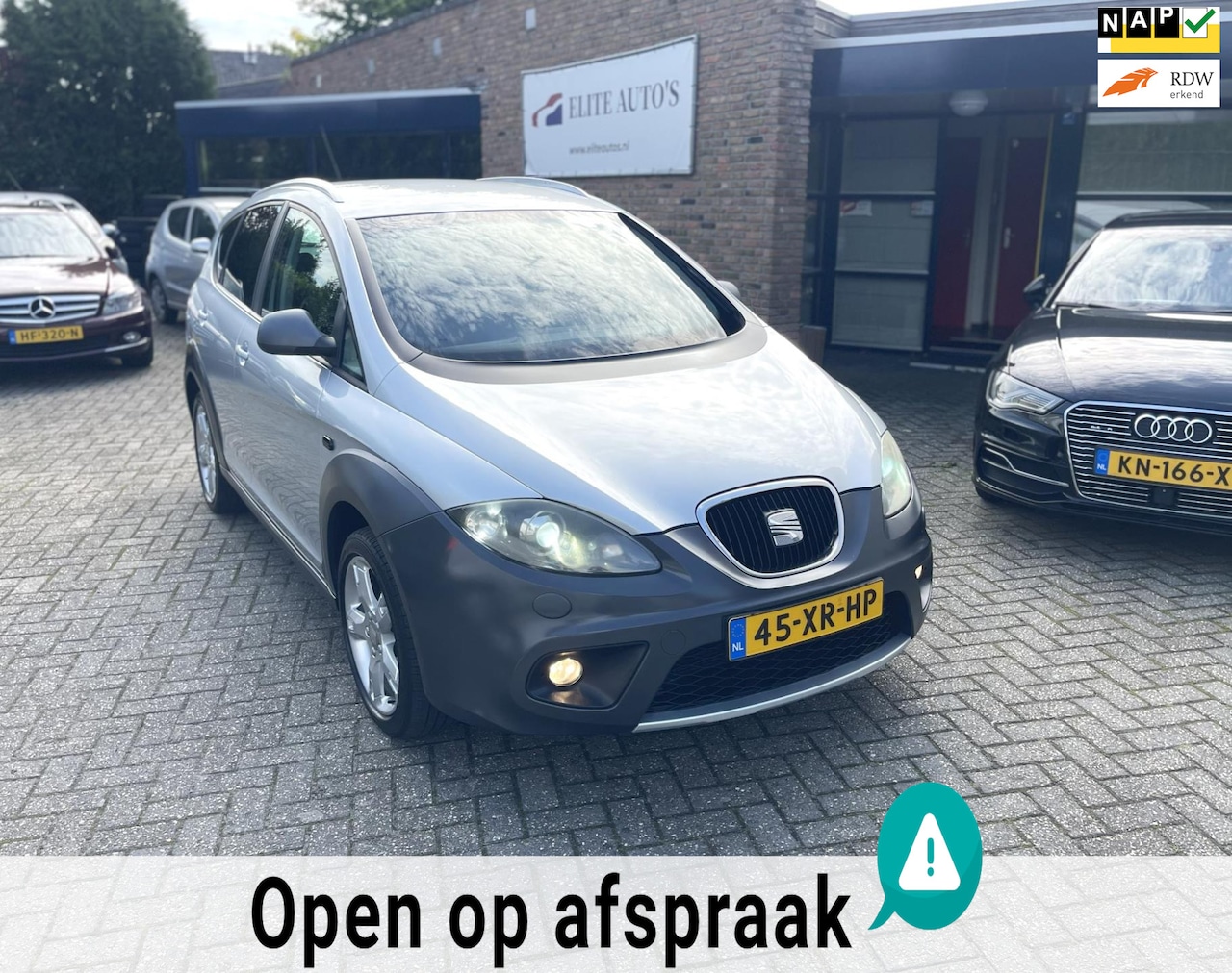 SEAT Altea - /zeer mooie en goed onderhouden/airco/navi/tv/6 bak/trekhaak/NAP/apk!! - AutoWereld.nl