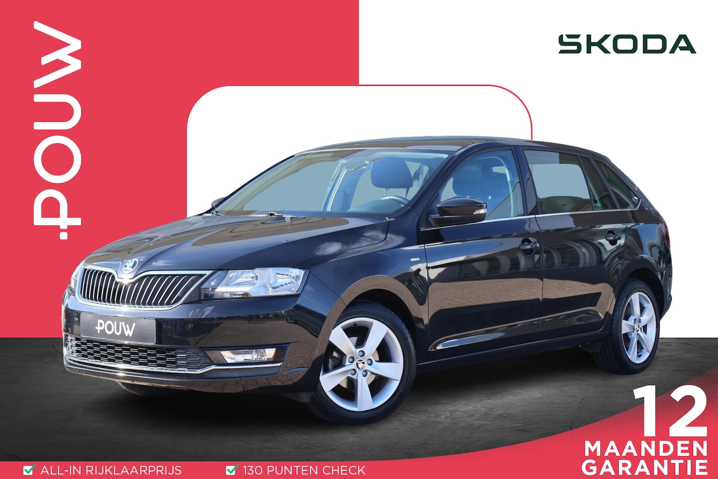 Skoda Rapid Spaceback - 1.0 TSI 95pk Greentech Clever | Panoramadak | Stoelverwarming | Navigatie | PDC - AutoWereld.nl