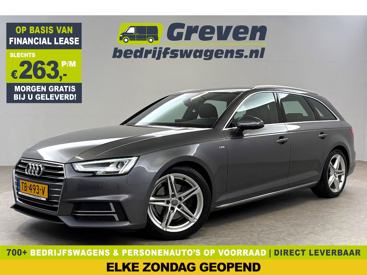 Audi A4 - 1.4 TFSI 150PK Sport S line | Clima | Cruisecontrol | Navigatie | Parkeersens. | LED | NAP - AutoWereld.nl