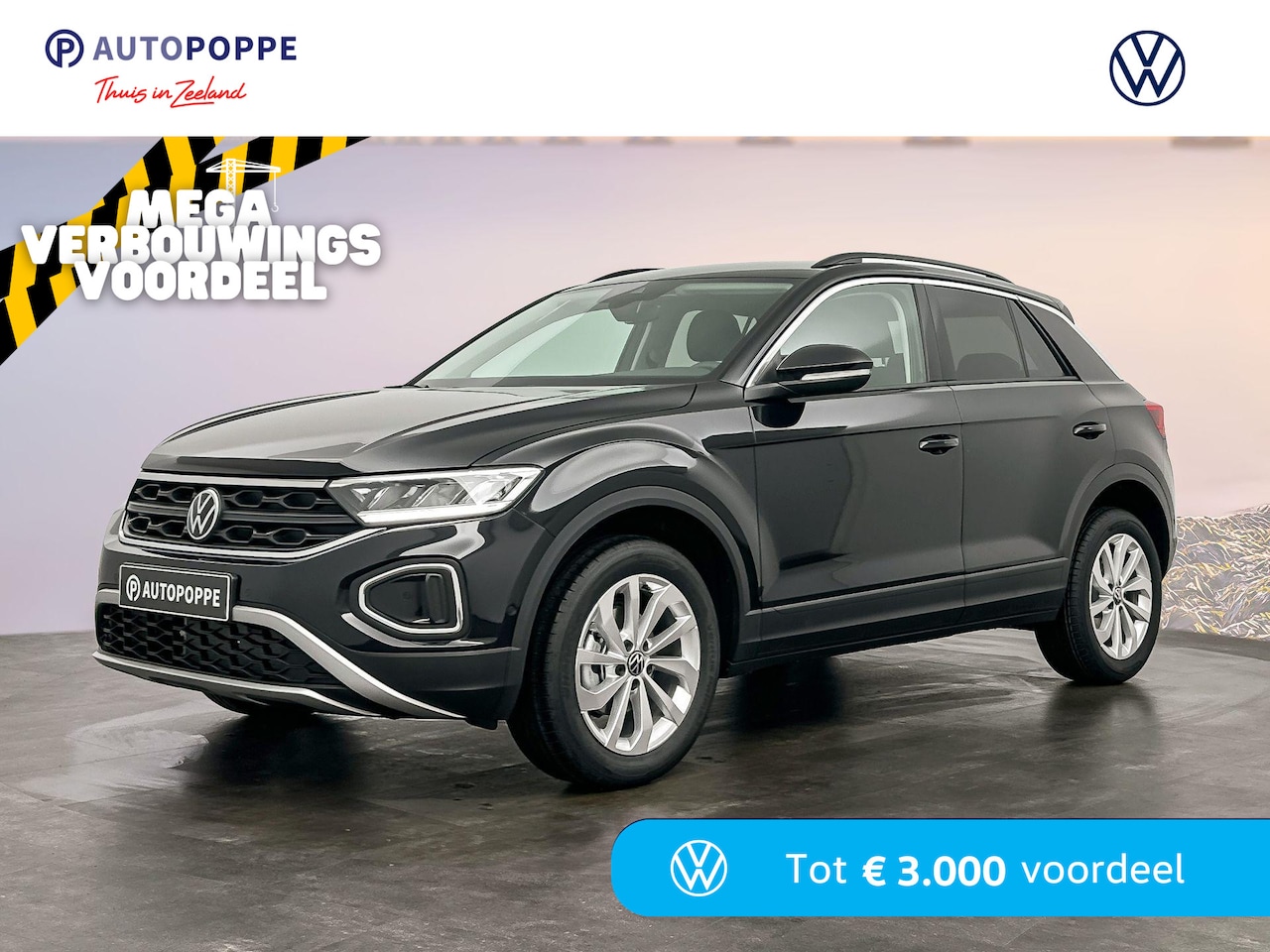 Volkswagen T-Roc - Life Edition 1.0 85 kW / 116 pk TSI SUV 6 versn. H - AutoWereld.nl