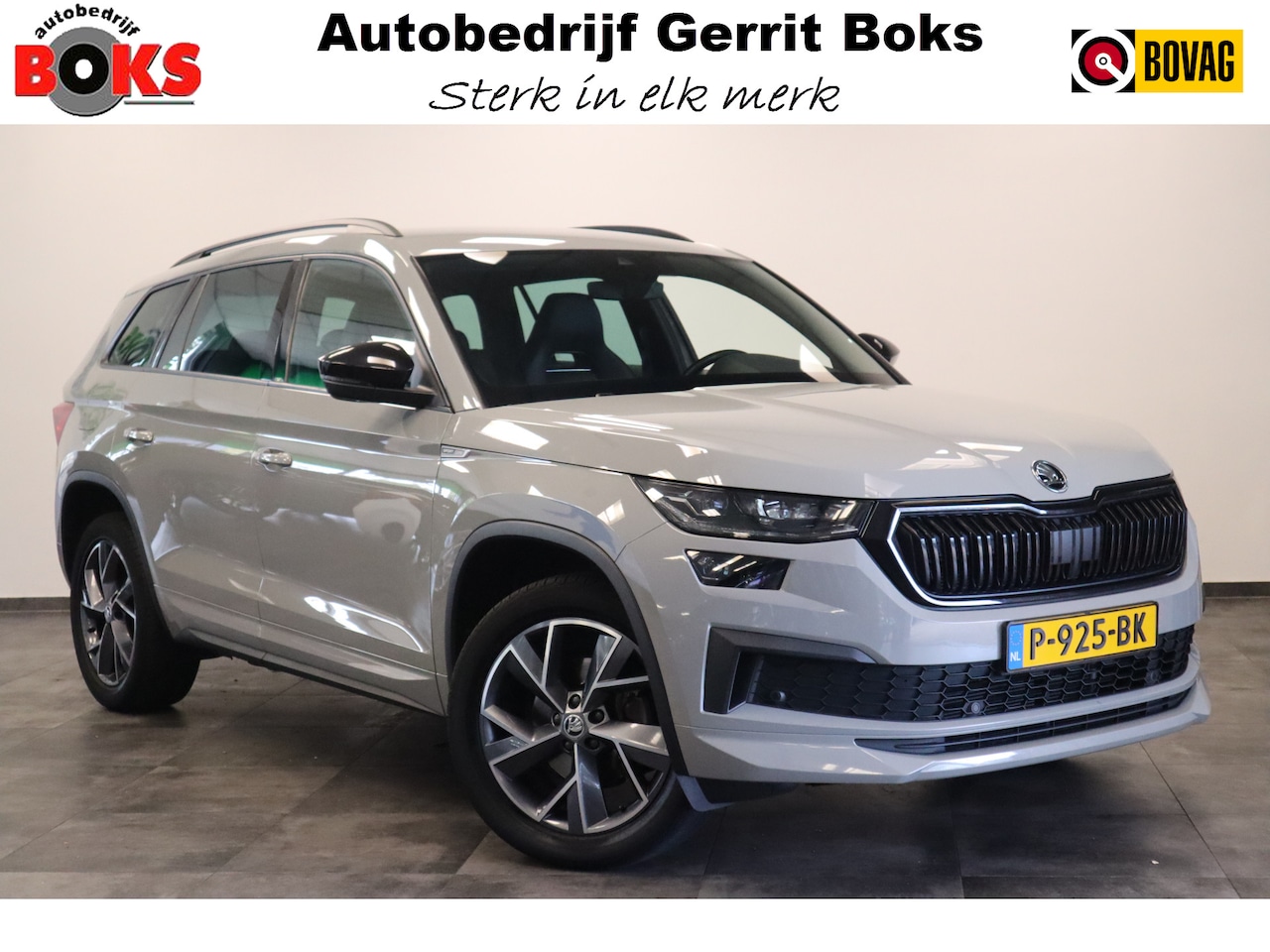 Skoda Kodiaq - 1.5 TSI Sportline Business 7p. Lederen bekleding Trekhaak 19''LM NAP - AutoWereld.nl