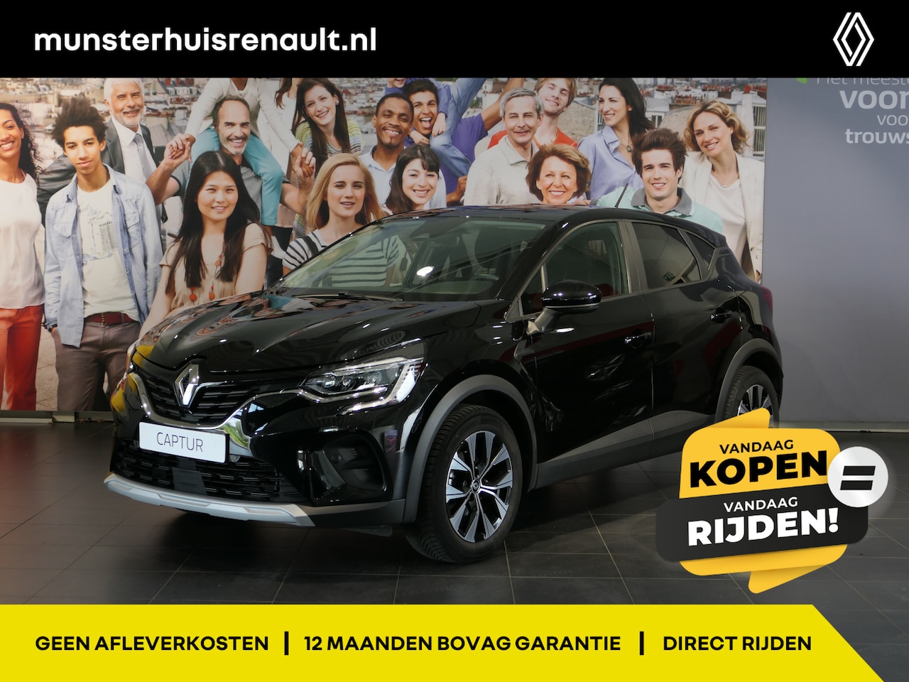 Renault Captur - 1.0 TCe 90 evolution *Dealer onderhouden* - Camera, clima, sensor V+A, regensensor - AutoWereld.nl