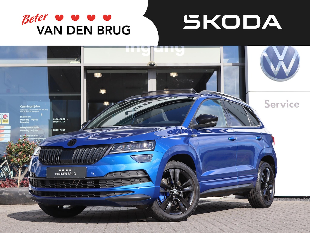 Skoda Karoq - 1.5 TSI 150 pk DSG ACT Sportline Business | Trekhaak | Panorama Dak | Canton | Camera | Na - AutoWereld.nl