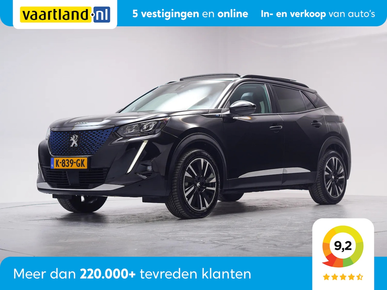 Peugeot e-2008 - EV Allure 50 kWh [ Panorama Adapt.cruise Standkachel ] - AutoWereld.nl
