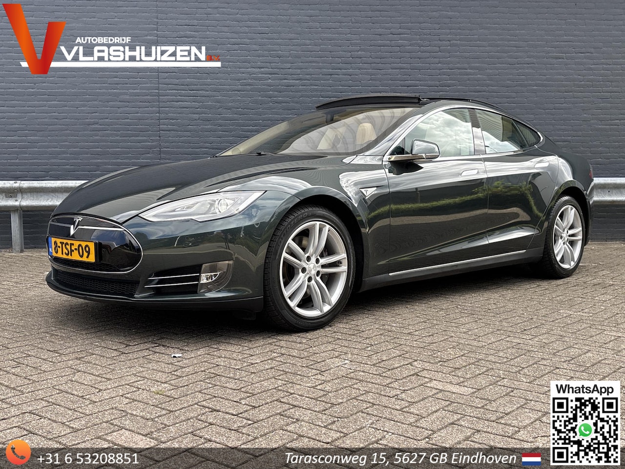 Tesla Model S - 85 Base | FREE SUPERCHARGE!!! | Nappa Leder | Pano | Climate | Cruise | Navi | 360 Camera - AutoWereld.nl