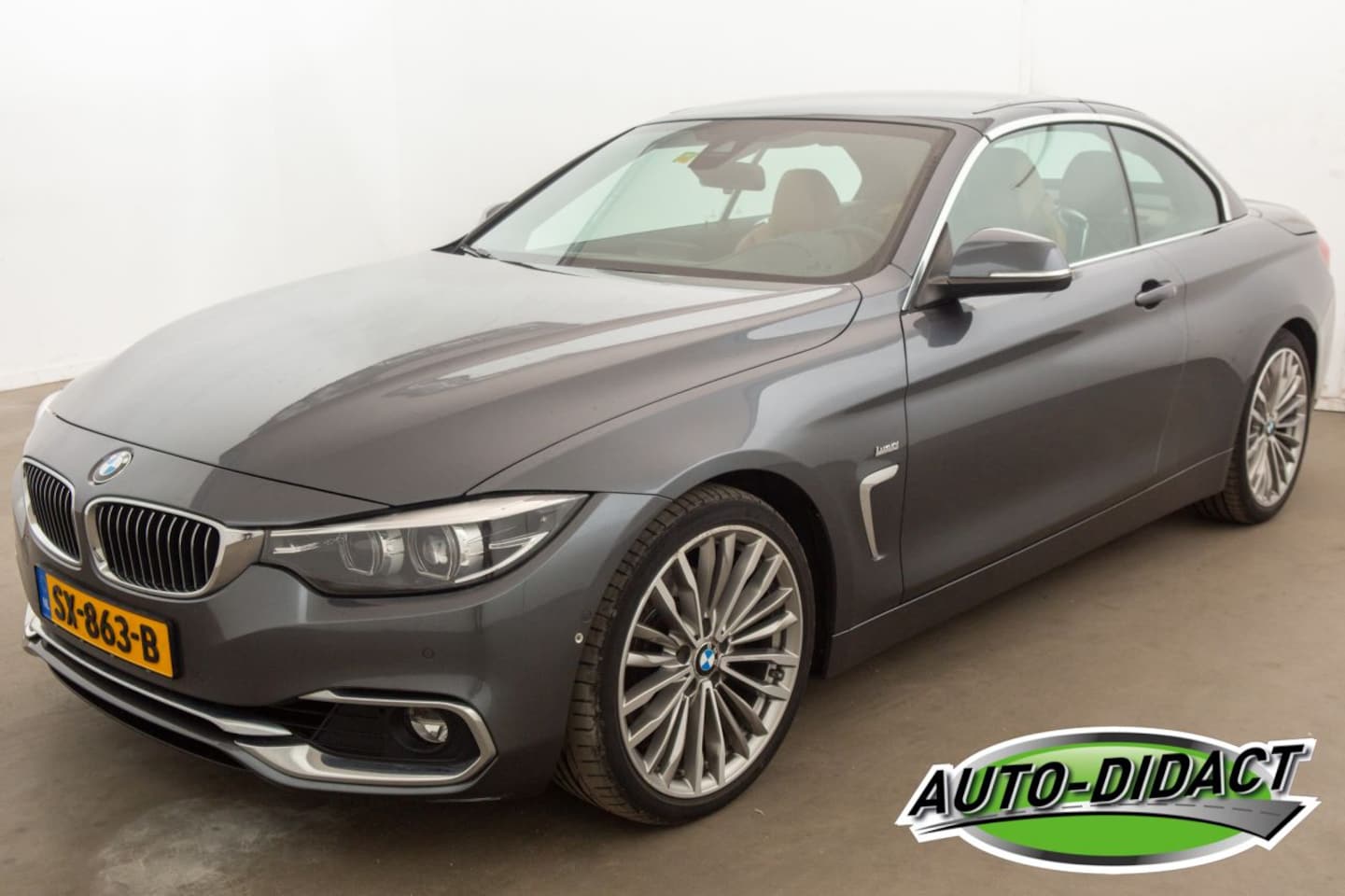 BMW 4-serie Cabrio - 430i Automaat Clima Navi Leder Camera High Executive - AutoWereld.nl