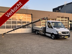 Mercedes-Benz Sprinter - 314 2.2 CDI 432 Hiab 038 Laadkraan Airco Cruise controle 2-Persoons 3500kg trekgewicht Ex
