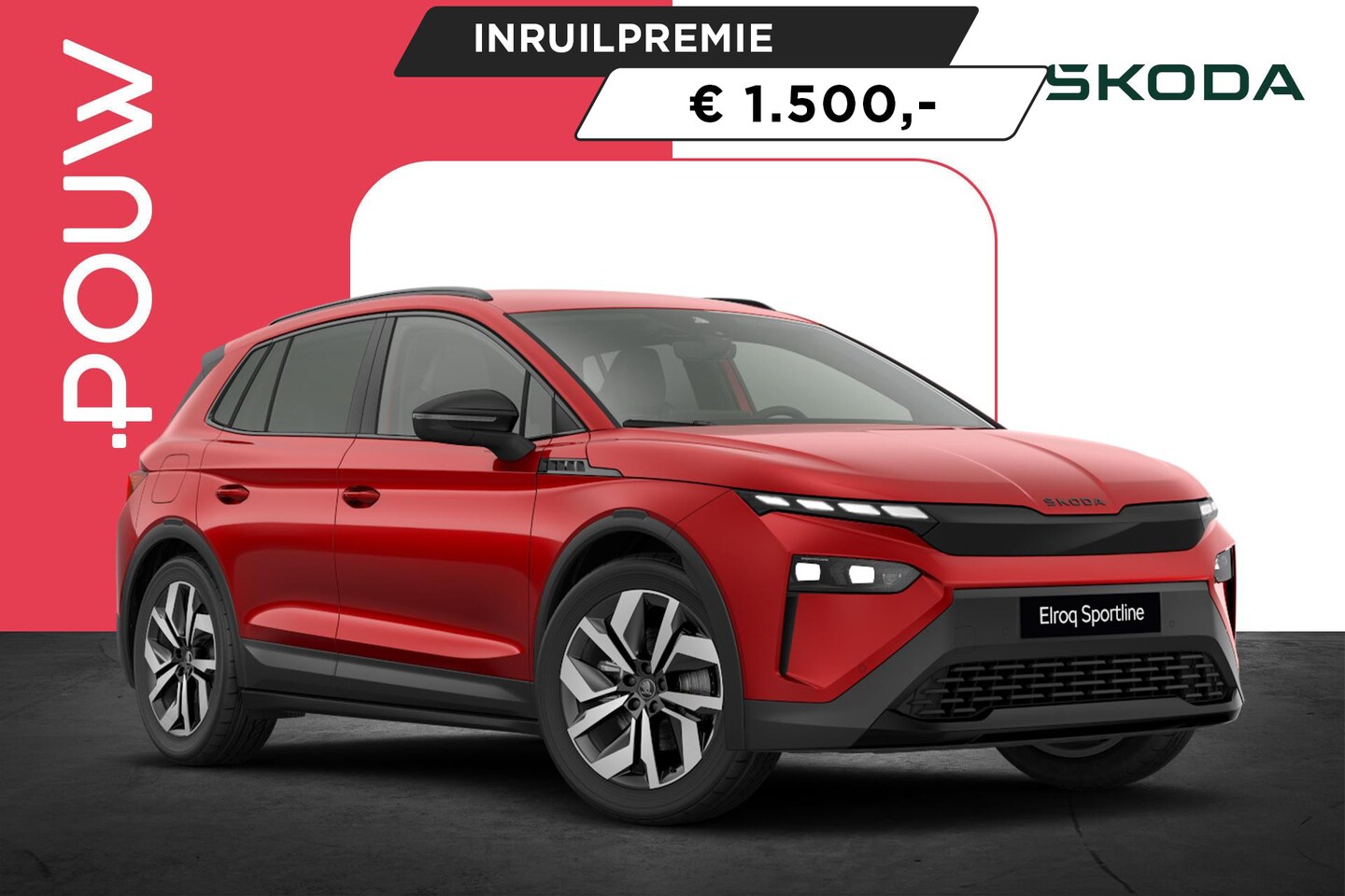 Skoda Elroq - 204pk Sportline Edition | LMV 20" | Trekhaak Uitklapbaar | Warmtepomp - AutoWereld.nl