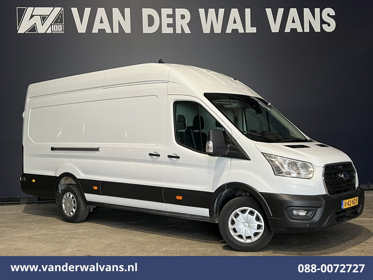 Ford Transit - 2.0TDCI 131pk L4H3 Euro6 Airco | Camera | Navigatie | Apple Carplay | Android Auto | Cruis - AutoWereld.nl