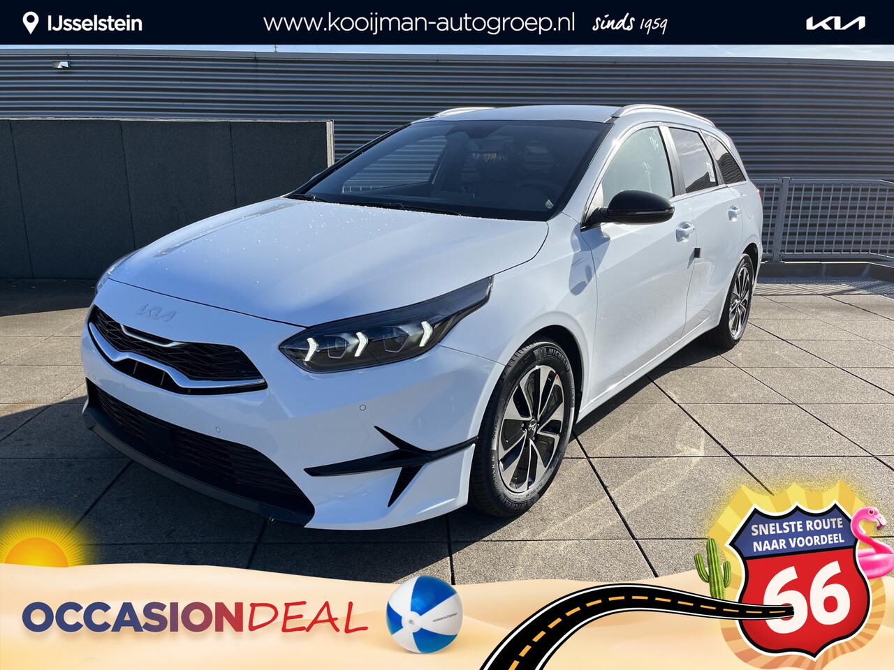 Kia Cee'd Sportswagon - Ceed 1.0 T-GDi Design Edition AUTOMAAT HALF LEDER /  ACHTERUITRIJCAMERA / NAVIGATIE - AutoWereld.nl